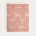 Homla, Flores, ręcznik, różowy żakardowy, 100-150 cm