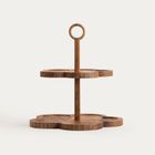 Homla, Gibara, patera, dwupoziomowa w kształcie kwiatka, 25-28,5 cm