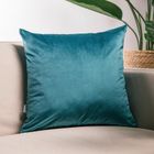 Homla, Gosta, poszewka, turkusowa, 45-45 cm, 739903