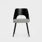 Homla, Helic, krzesło, czarne, 48,5-54,5-76 cm