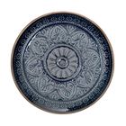 Homla, Indie, talerz, granatowy, 15 cm