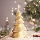 Homla, Lapland, świeca, choinka złota, 15 cm