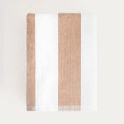 Homla, Lawena, ręcznik, w biało-beżowe pasy, 70-130 cm