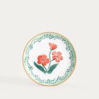 Homla, Limk, talerz, deserowy z czerwonymi kwiatkami, 20 cm