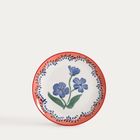 Homla, Limk, talerz, deserowy z niebieskimi kwiatkami, 20 cm