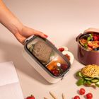 Homla, Loene, lunchbox, biały, 0,75l, 858937