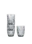 Homla, Luno, zestaw szklanek, grafitowych, 280 ml, 4 szt.