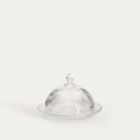 Homla, Lynn, patera szklana, z kloszem, 10-14,4 cm