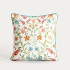 Homla, Mada, poszewka, bawełniana z lamówką zdobiona haftem, 45-45 cm