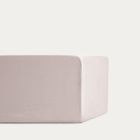 Homla, Maisy, prześcieradło, z pranej mikrofibry, beżowe, 140-200 cm