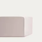 Homla, Maisy, prześcieradło, z pranej mikrofibry, beżowe, 90-200 cm