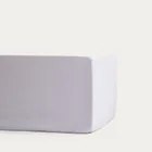 Homla, Maisy, prześcieradło, z pranej mikrofibry, szare, 160-200 cm