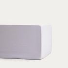 Homla, Maisy, prześcieradło, z pranej mikrofibry, szare, 180-200 cm