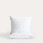 Homla, Maisy, zestaw dwóch poszewek, z mikrofibry białych, 50-60 cm, 2 szt.