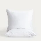 Homla, Maisy, zestaw dwóch poszewek, z mikrofibry białych, 70-80 cm, 2 szt.
