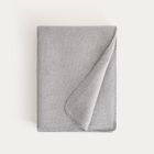 Homla, Mallow, koc gruby szary z dekoracyjną teksturą, 150-200 cm