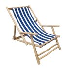 Homla, Mare, leżak, w biało niebieskie paski, 139-60-11 cm, 741845