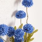 Homla, Marita, bukiet kwiatów, stokrotki pełne niebieskie, 52 cm