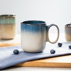 Homla, Melfi, kubek, z granatowym rantem, 0,4l, 737527