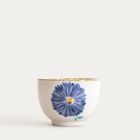 Homla, Meren, miska, z niebieskim kwiatem, 14-10 cm