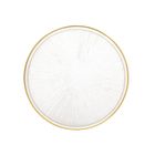 Homla, Monze, talerz, transparentny ze złotą obwódką, 21 cm