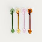 Homla, Obera, zestaw łyżeczek, z kwiatkami, 4 szt.