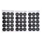 Homla, Otto, naklejki, okragłe, 3,3 cm, 45 szt, 895475