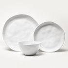 Homla, Padra, zestaw obiadowy, biały, 6 szt.