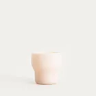 Homla, Pallora, szklanka, z mlecznego szkła beżowa, 0,15l