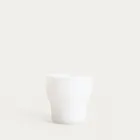 Homla, Pallora, szklanka, z mlecznego szkła biała, 0,15l