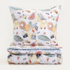 Homla, Playa, pościel, z mikrofibry dwustronna w wakacyjny wzór, 160-200 cm