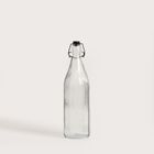 Homla, Raven, butelka ryflowana z klipsem, 1l