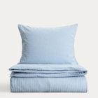 Homla, Retie, pościel, z kory bawełnianej błękitna, 200-220 cm