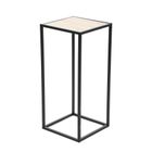 Homla, Roh, kwietnik, metalowy, czarny, 27-27-60 cm, 876702