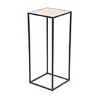 Homla, Roh, kwietnik, metalowy, czarny, 31-31-75 cm, 876696