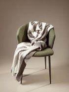 Homla, Rudens, koc w pasy ecru, 130-170 cm