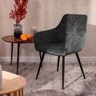 Homla, Satori, krzesło, grafitowe, 58-62-79 cm