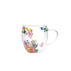 Homla, Seco, szklanka, z podwójną ścianką i kwiatami, 0,25l