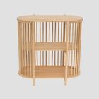 Homla, Sensus, regał, drewniany naturalny, 80-45-80 cm