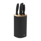 Homla, Skat, nóż, zestaw w czarnym bloku, 6 el.