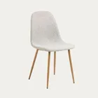 Homla, Svea, krzesło, w tkaninie szare, 44-54-86 cm