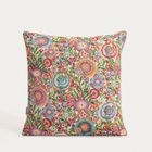 Homla, Tapan, poszewka, żakardowa bogato zdobiona w kwiaty, 45-45 cm