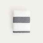 Homla, Tiva, ręcznik, z czarną kratką, 50-90 cm