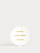 Homla, Torus, mydelniczka, z tłoczeniem biała, 11-11-2,5 cm