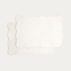 Homla, Vela, maty stołowe, ecru prostokątne z pikowaniem, 30-45 cm, 2 szt.