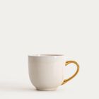 Homla, Viness, kubek, beżowy ze złotym uchem, 0,4l