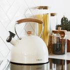 Homla, Virgen, czajnik, kremowy z drewnianym uchwytem, 2,5l