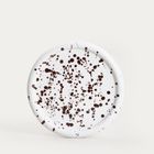 Homla, Wilora, talerz, obiadowy nakrapiany brązowy, 26 cm