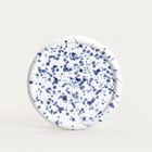 Homla, Wilora, talerz, obiadowy nakrapiany granatowy, 26 cm