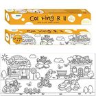 Hopax, kolorowanka samoprzylepna w rolce, miasteczko, 31,5-35,5 cm